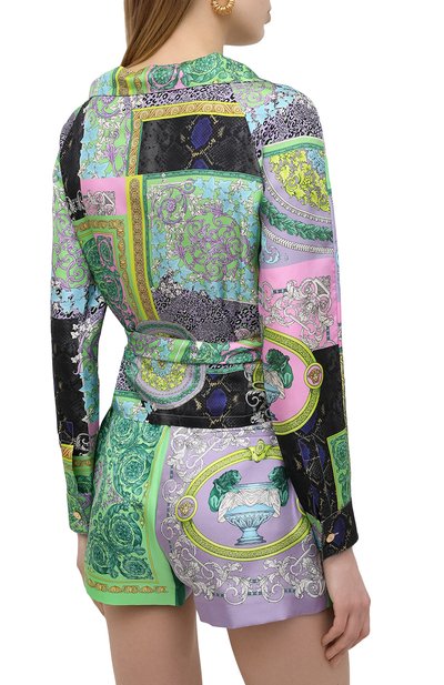 Шелковая блузка VERSACE, арт. A88213/1F00456, фото 4