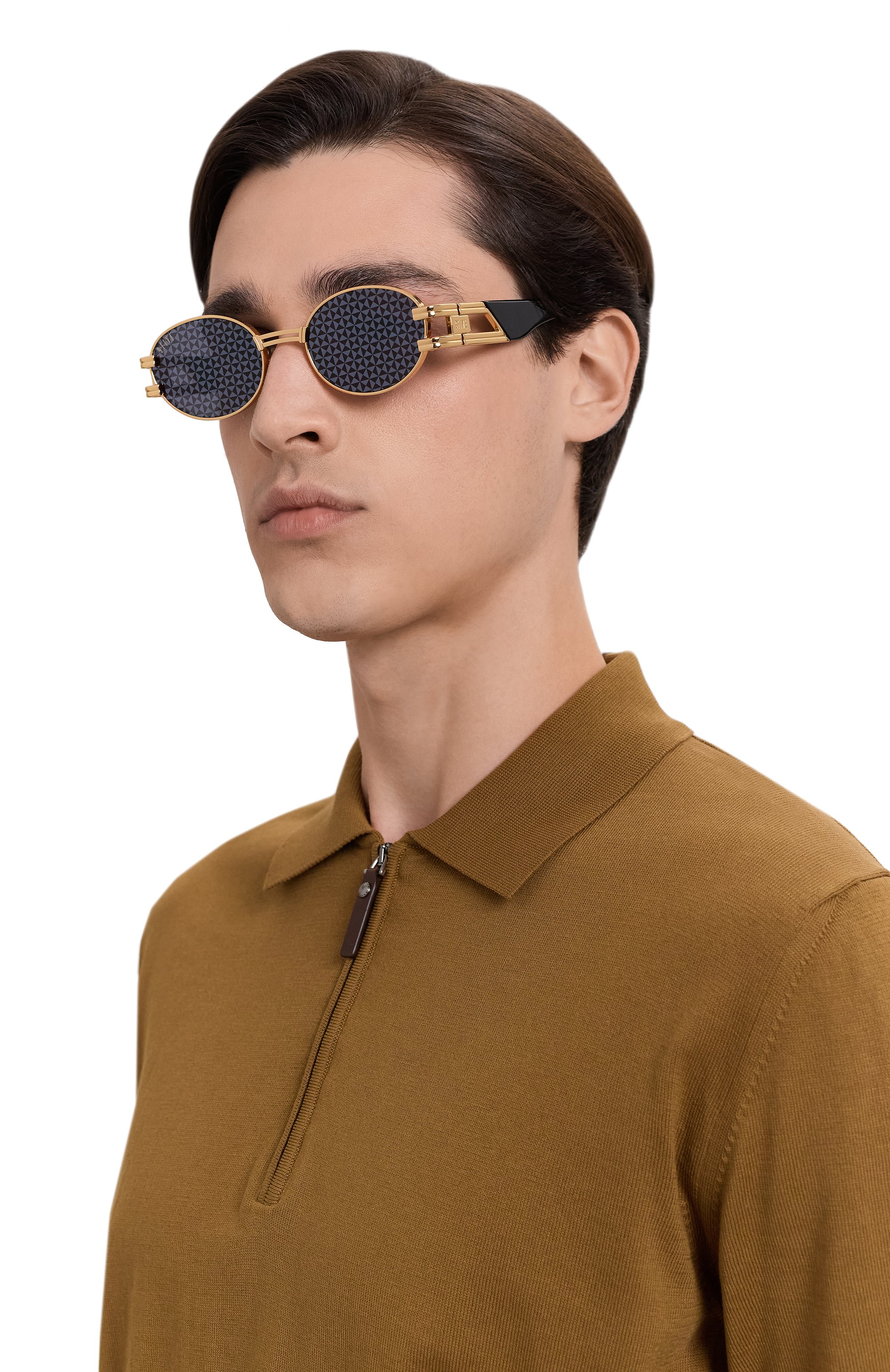 Солнцезащитные очки 9FIVE, арт. ST JAMES-BLACK & G0LD / DIAM0ND ALL0VER, фото 2