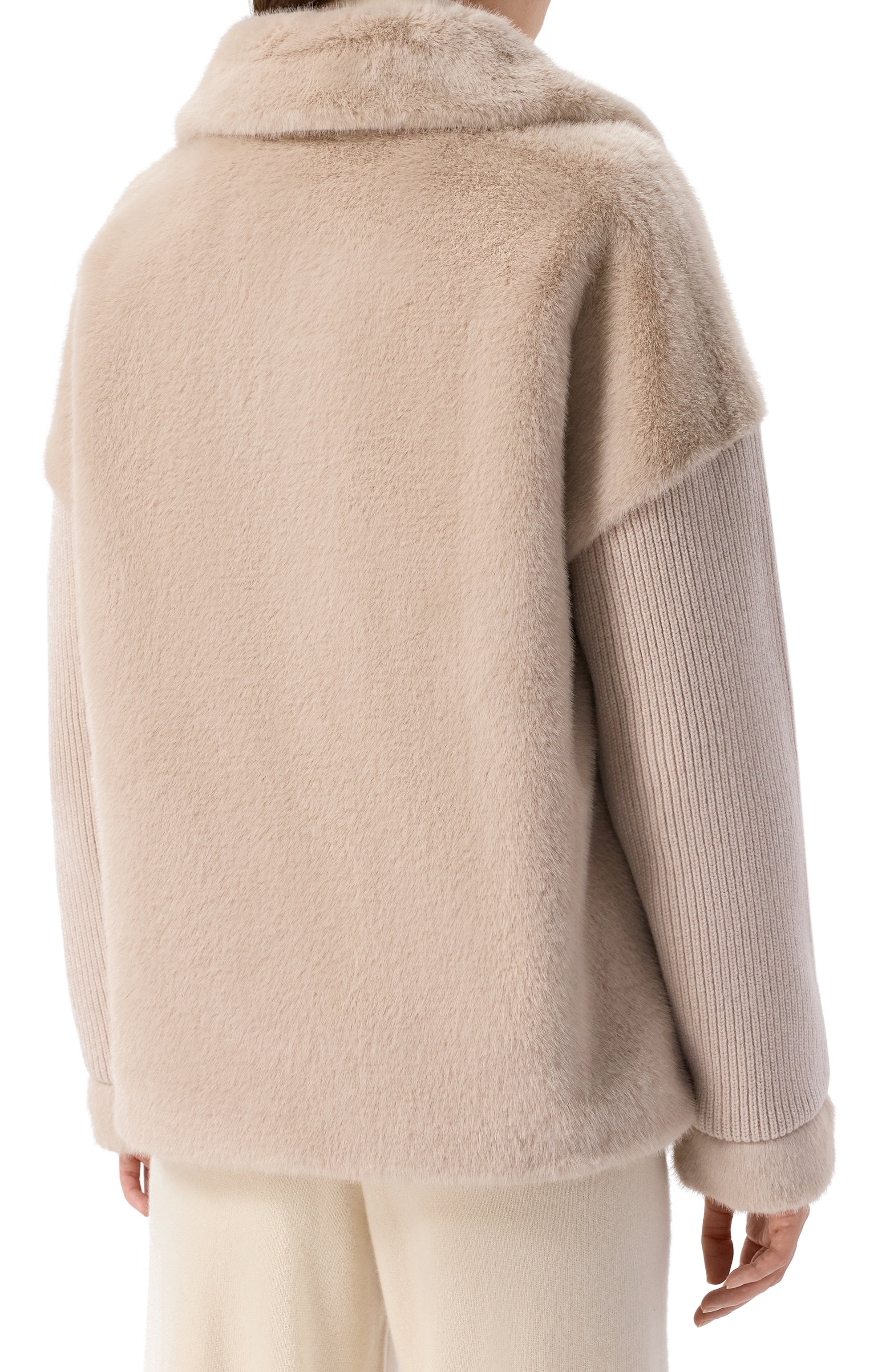 Дубленка из экомеха DIEGO M, арт. 25IM-B253/25IT-246, фото 4