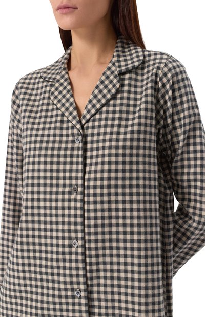 Платье из хлопка и шерсти ZIMMERLI, арт. 4600-15001, фото 5