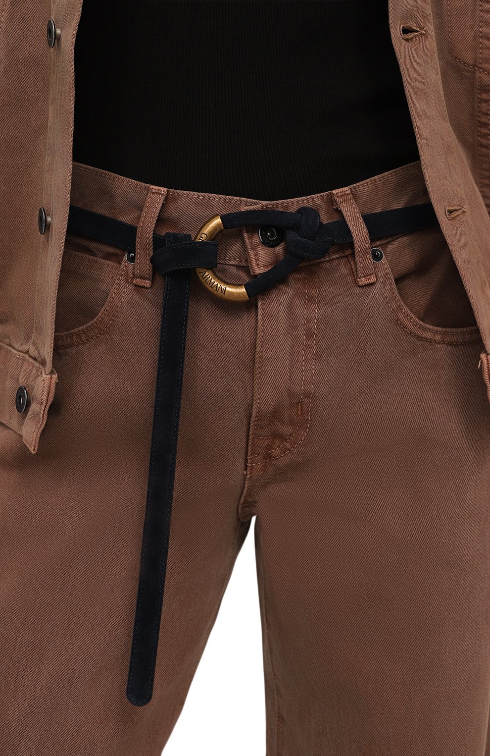 Замшевый ремень GIORGIO ARMANI, арт. Y1I385/YZW5D, фото 2