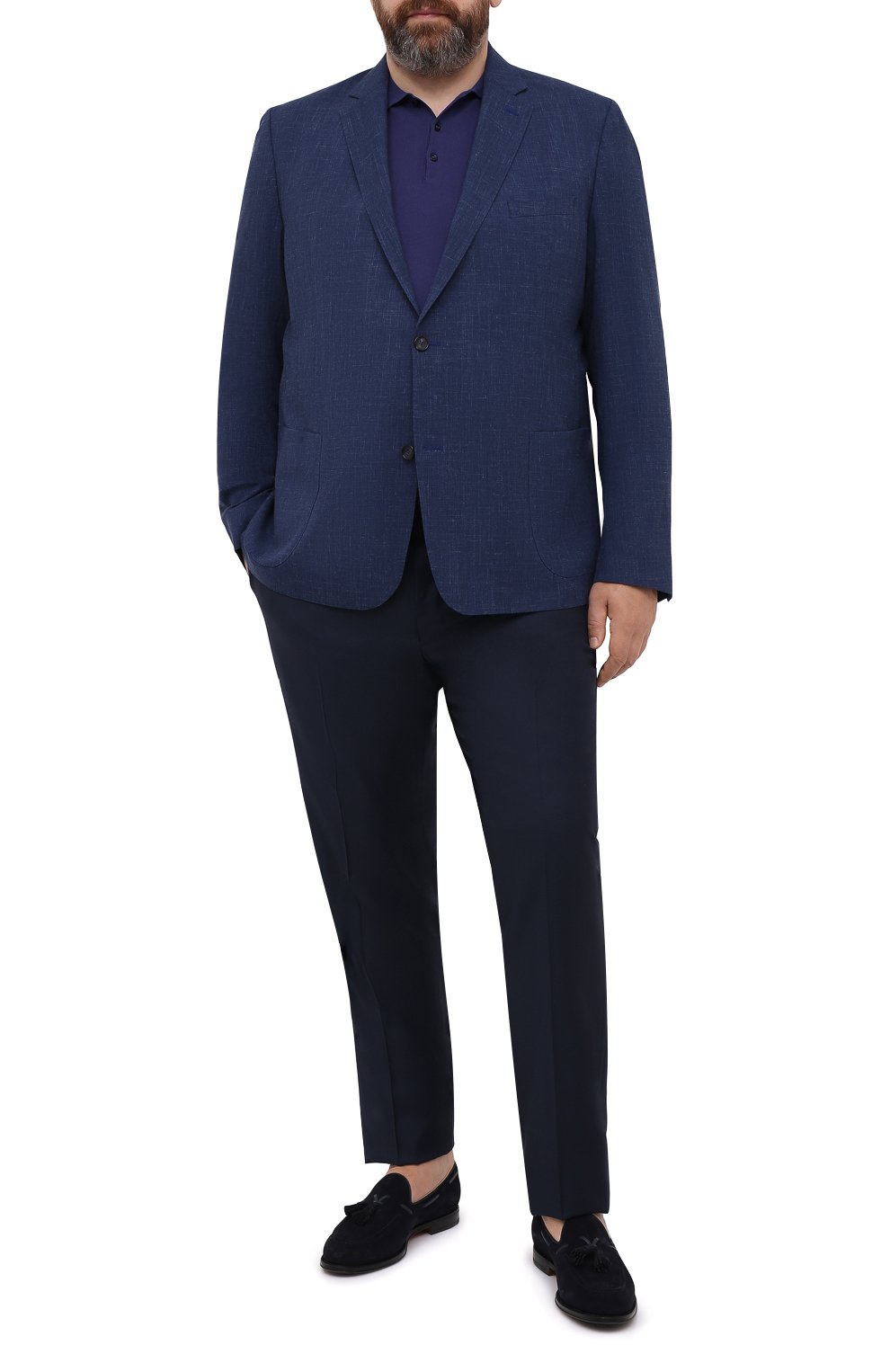 Пиджак из шерсти и льна EDUARD DRESSLER, арт. 7051/51014, фото 2