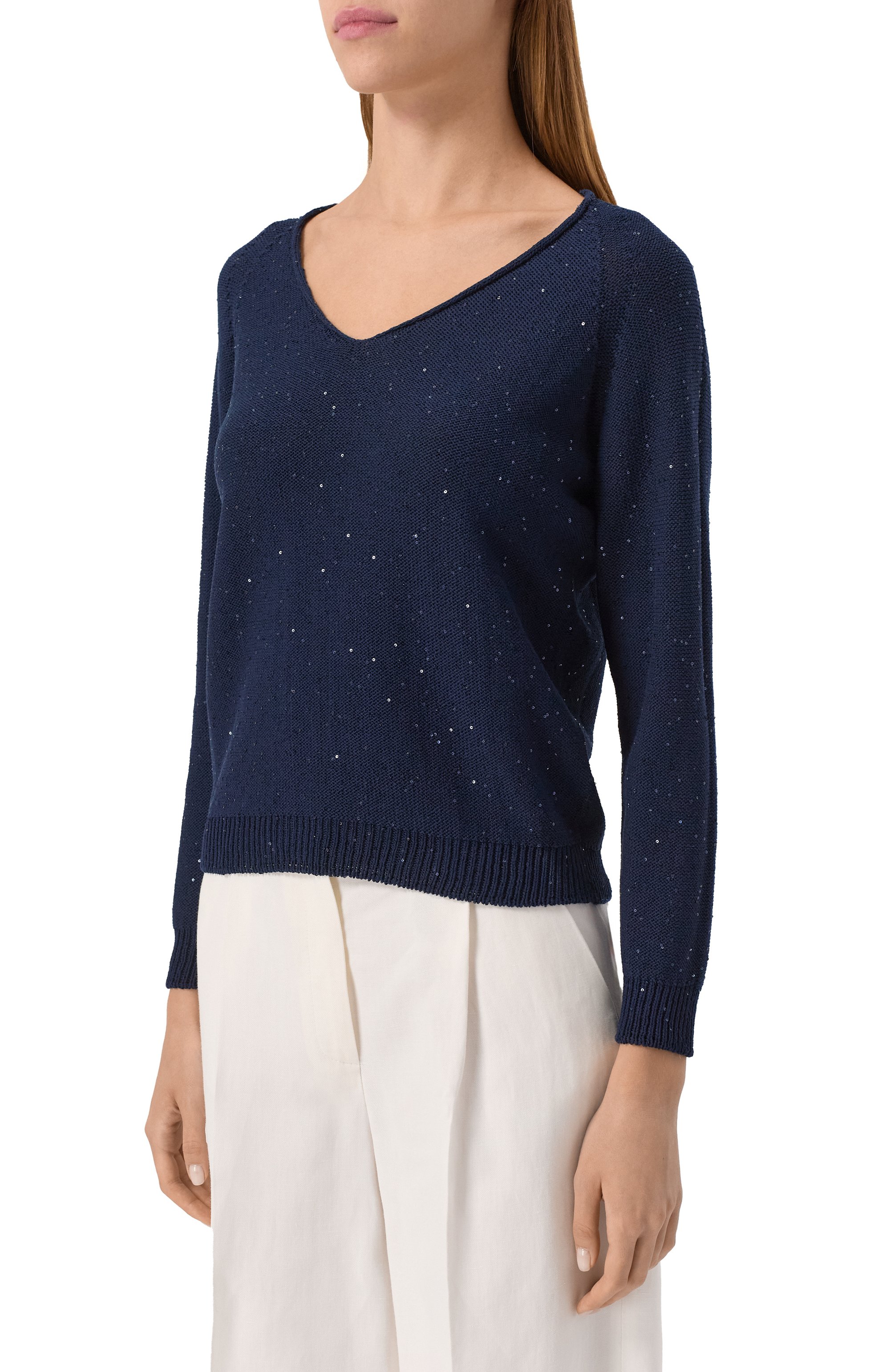 Хлопковый пуловер GRAN SASSO, арт. 14208/32408, фото 3