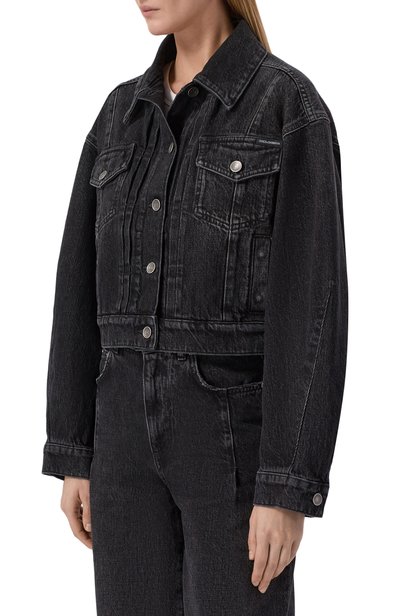 Джинсовая куртка DOLCE & GABBANA черного цвета по цене 171500 руб., арт. F9U63D/G8PQ8, фото 3 Джинсовая куртка DOLCE & GABBANA, арт. F9U63D/G8PQ8, фото 3