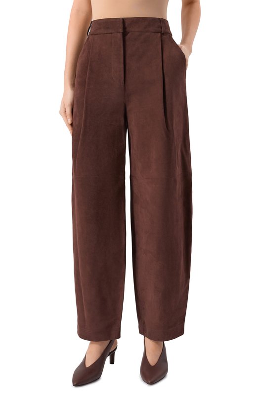 Замшевые брюки Co 5067AGS-PF25 Коричневый  5067AGS-PF25 Фото 3