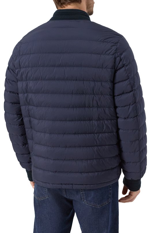 Утепленный бомбер Burberry 8110273 Синий  8110273 Фото 4