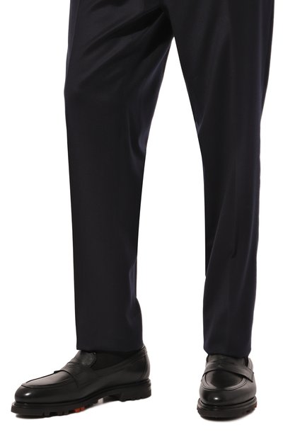 Кожаные пенни-лоферы colin rock SANTONI, арт. MCCG18859SM30GKR, фото 3