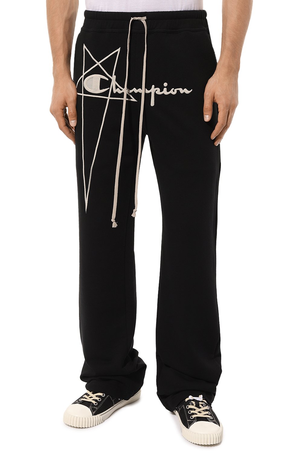 Хлопковые брюки rick owens x champion RICK OWENS, арт. CM02C9247/CHFE, фото 3