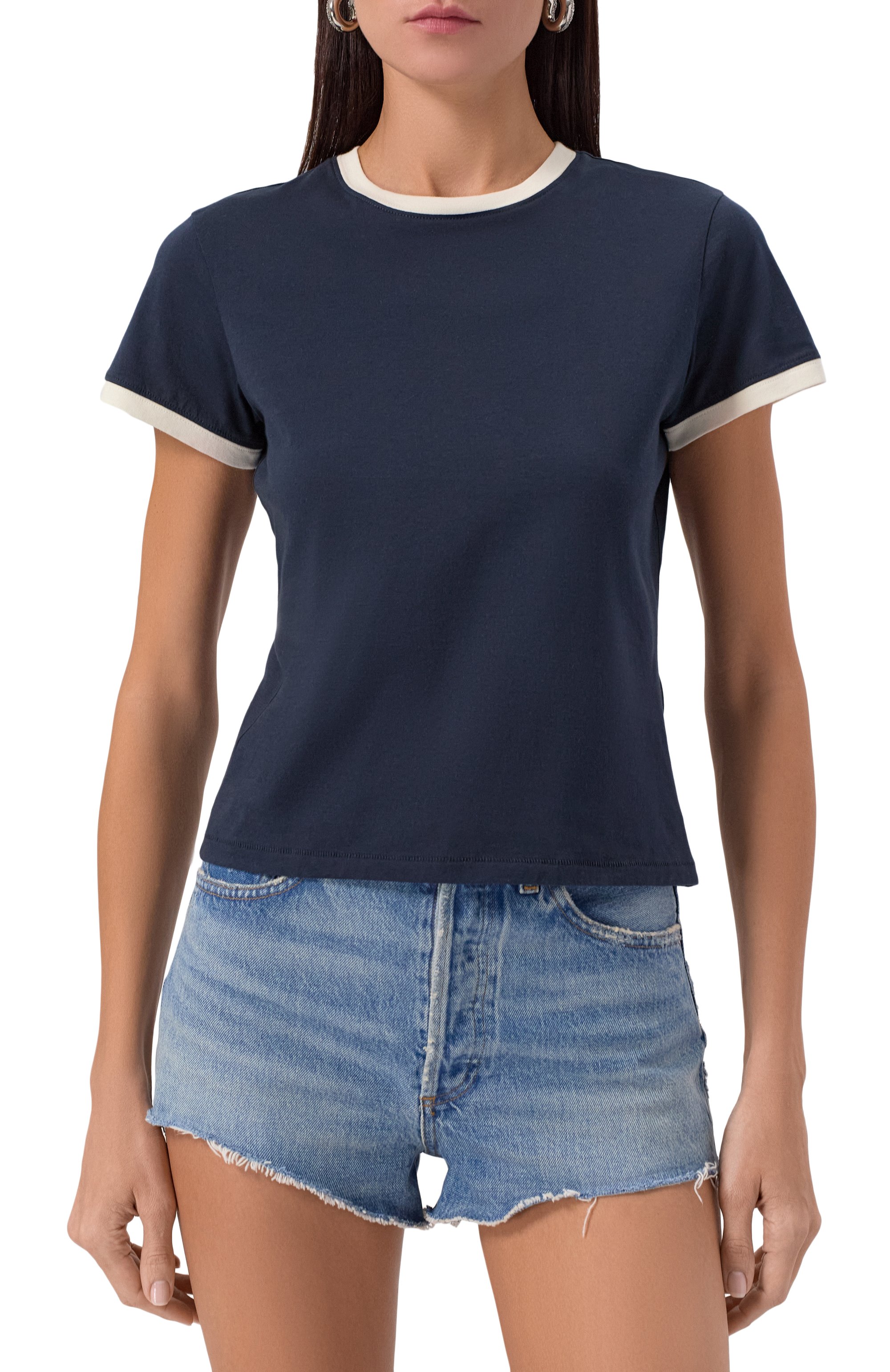 Хлопковая футболка FRAME DENIM, арт. WS25JTE001, фото 3