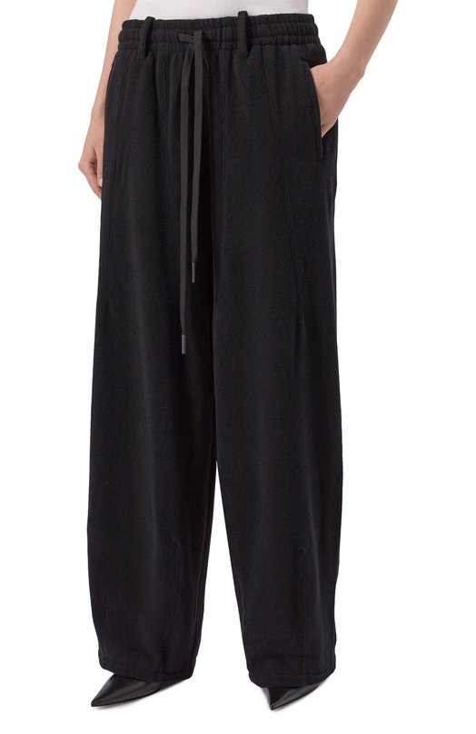 Кашемировые брюки Andrea Ya'aqov 25WCASH45/CASHMERE Чёрный  25WCASH45/CASHMERE Фото 3