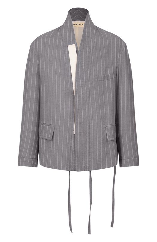 Шерстяной пиджак MORDECAI 26E96MRU33L Серый 26E96MRU33L