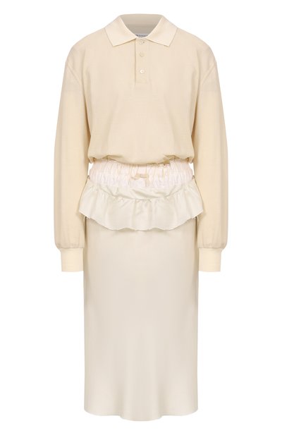 Женское платье из хлопка и льна MAISON MARGIELA, арт. S51DD0037/MTJ030