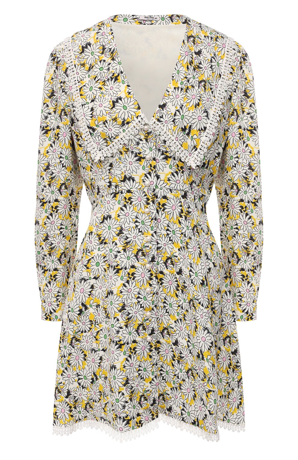 Платье из вискозы MIU MIU, арт. MF4366-1ZP6-F0010, фото 1