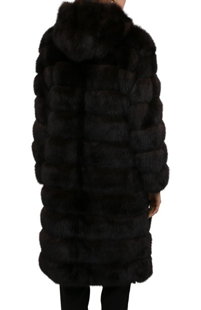 Двусторонняя шуба из соболя YVES SALOMON, арт. 22WYM03690ZIRV, фото 4