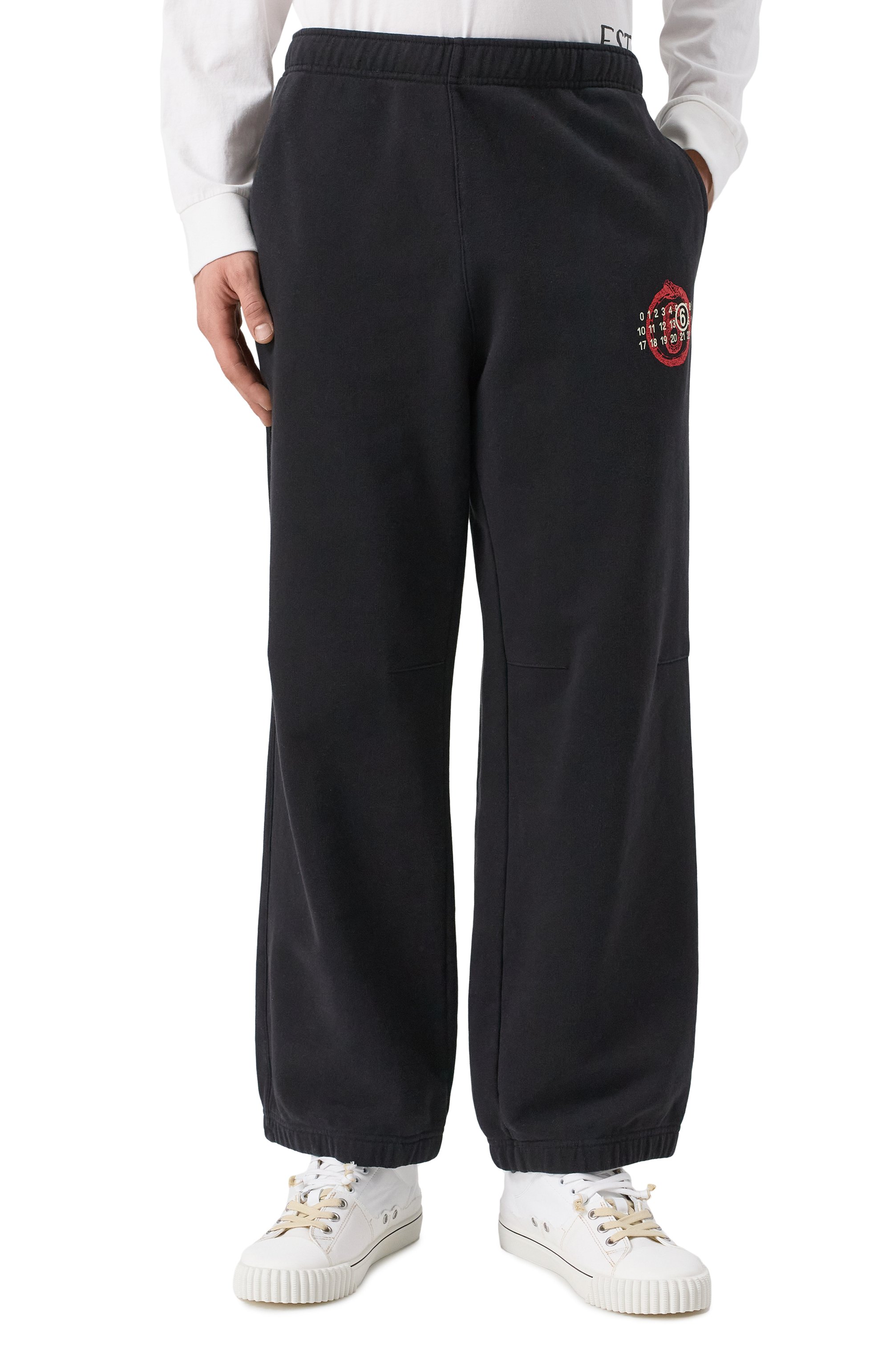 Хлопковые джоггеры MM6, арт. SH2KA0027/M25014, фото 3