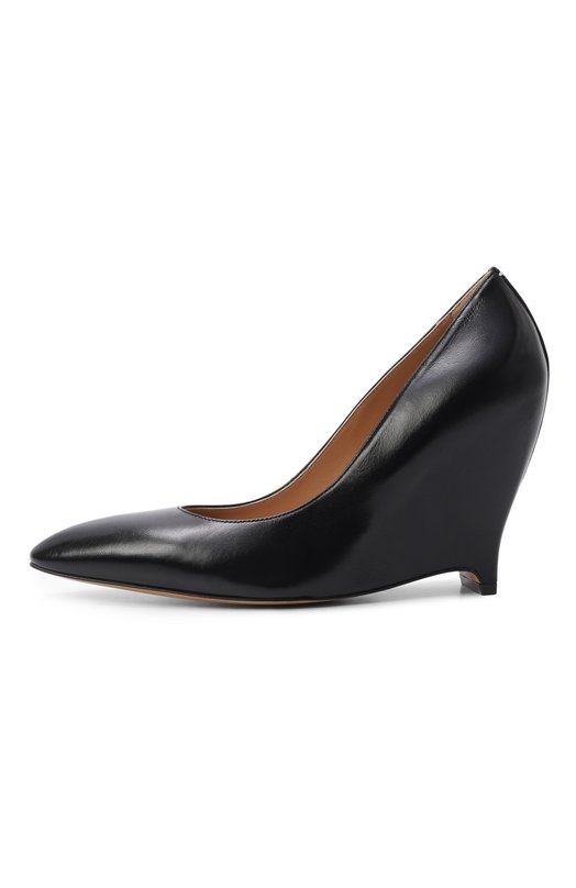 Кожаные туфли Heel-less 100 Maison Margiela S39WL0180/P7684 Чёрный  S39WL0180/P7684 Фото 4