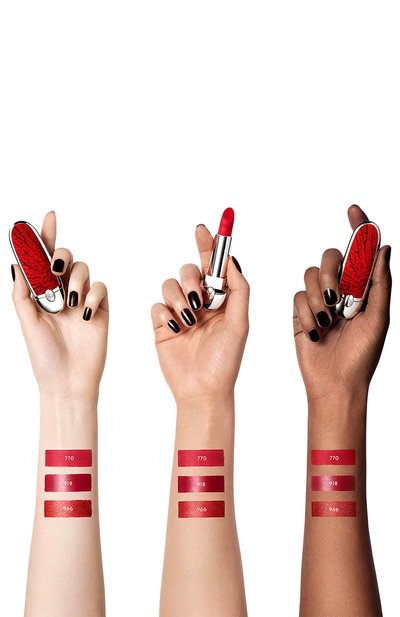 Матовая губная помада rouge g роскошный бархат рефил, оттенок №770 красная орхидея (3,5g) GUERLAIN, арт. G043832, фото 3