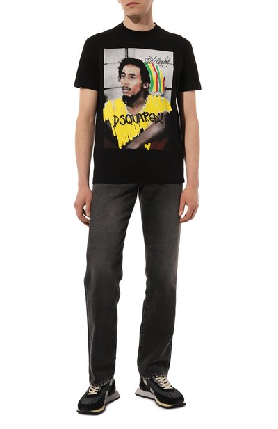 Хлопковая футболка DSQUARED2, арт. S71GD1250/S23009, фото 2