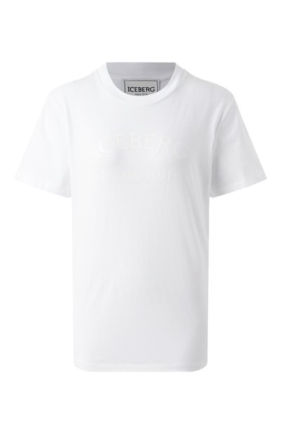 Женская хлопковая футболка ICEBERG, арт. F021/6325