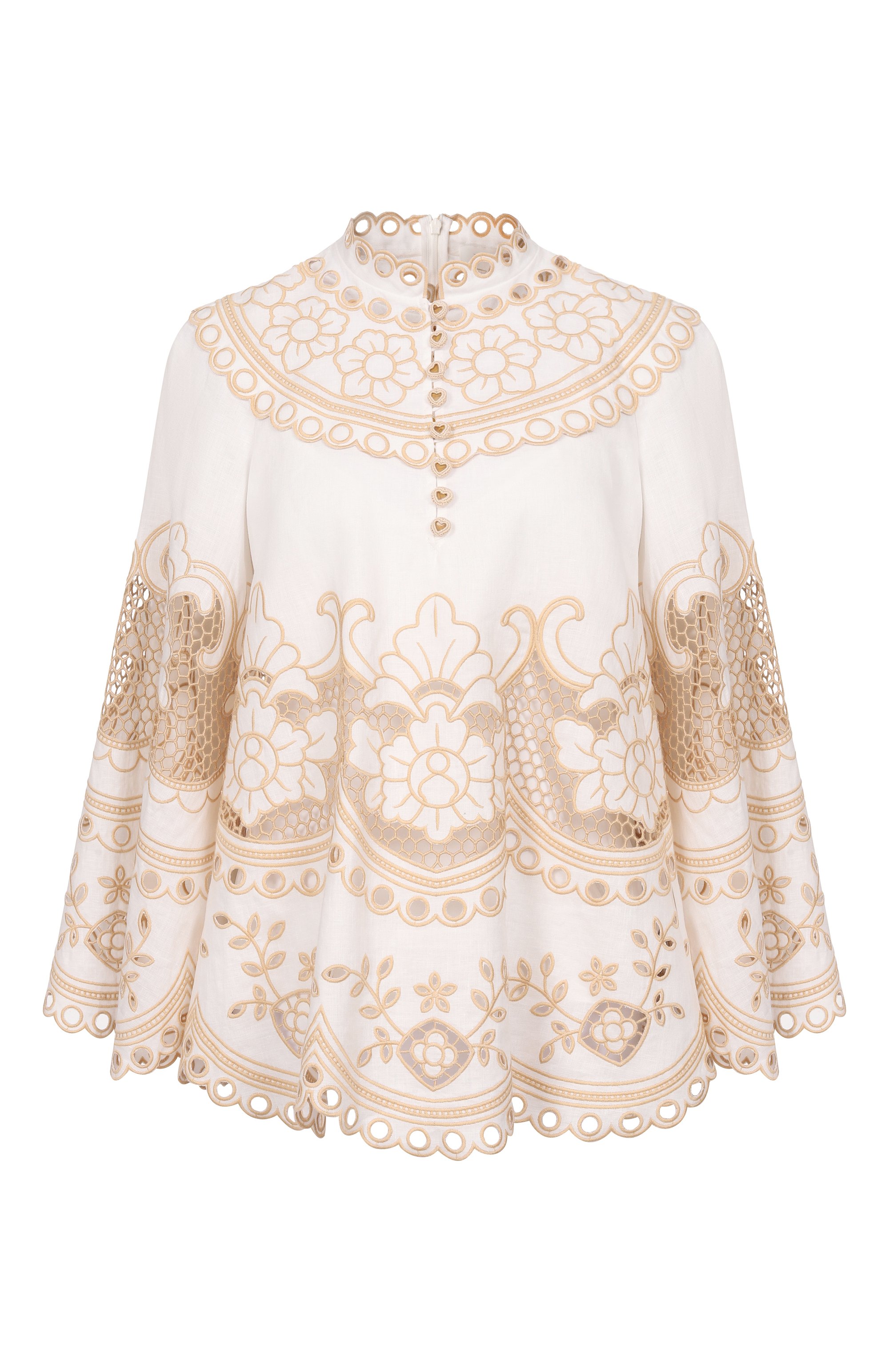 Льняная блузка ZIMMERMANN, арт. 5798TRS262, фото 1