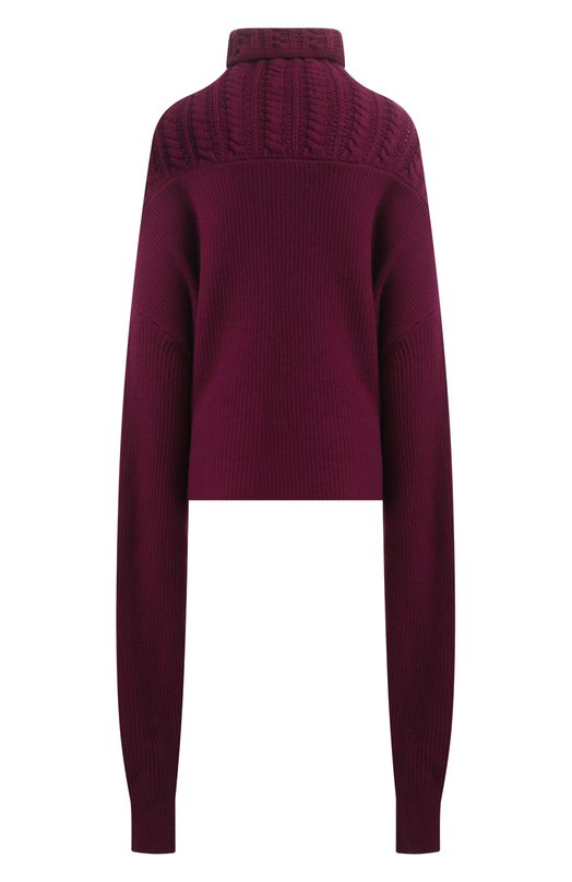 Свитер из шерсти и кашемира Ben Taverniti Unravel Project Фиолетовый, фото 2