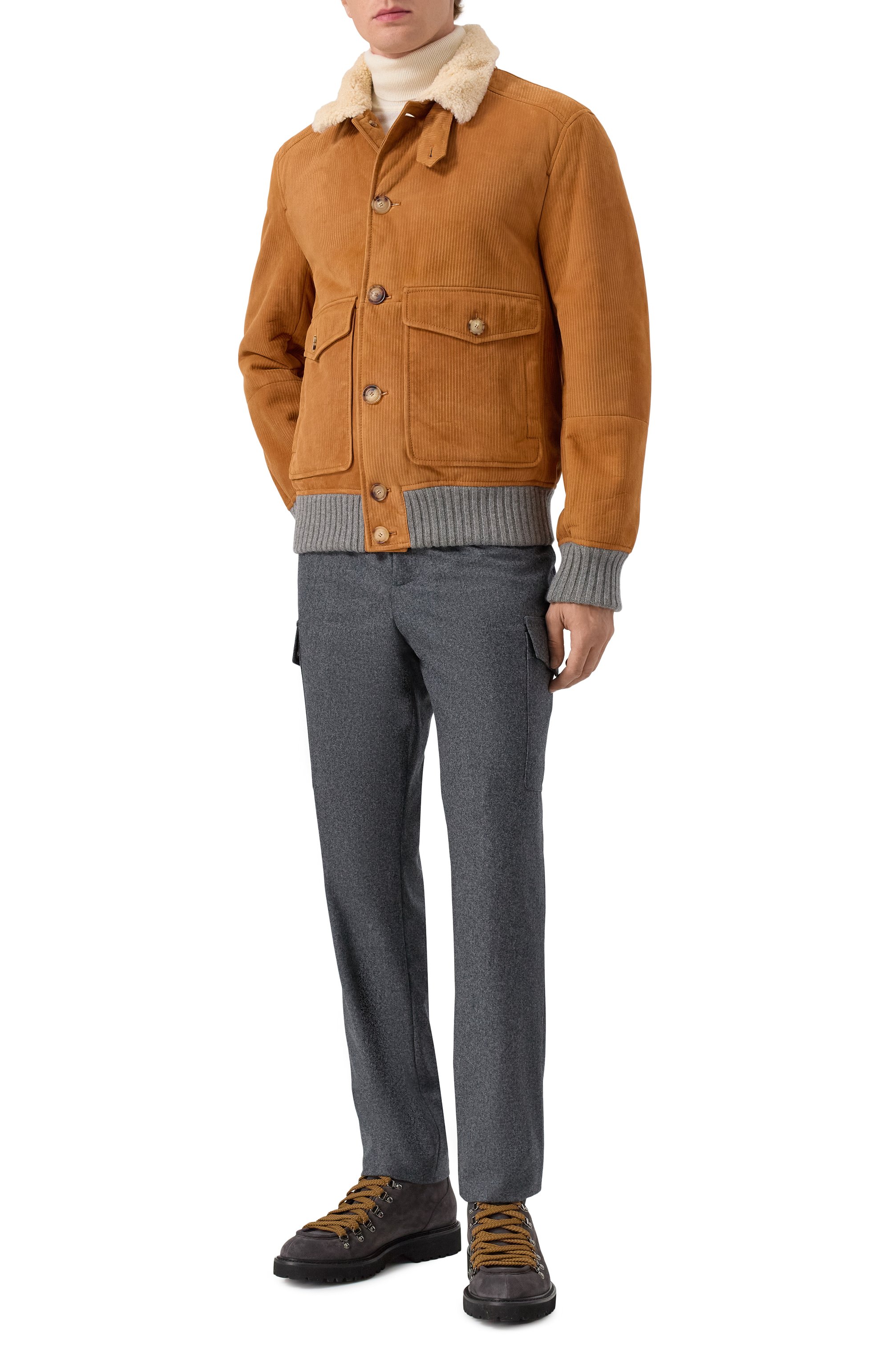 Дубленка из овчины BRUNELLO CUCINELLI, арт. MPMPE1952, фото 2