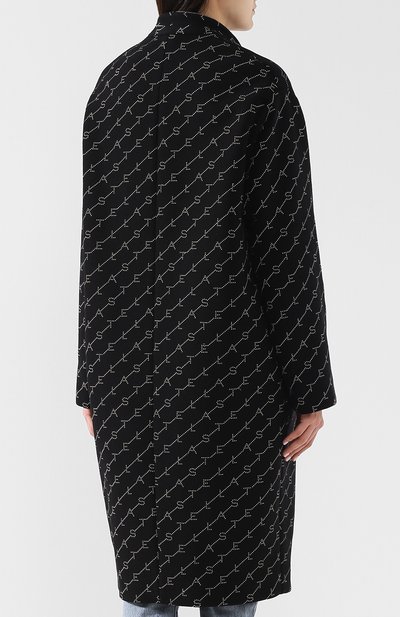 Шерстяное пальто STELLA MCCARTNEY черного цвета по цене 176500 руб., арт. 549674/SMB11, фото 4 Шерстяное пальто STELLA MCCARTNEY, арт. 549674/SMB11, фото 4