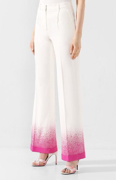 Брюки из вискозы OFF-WHITE белого цвета по цене 129500 руб., арт. 0WCA102R20H210960128, фото 3 Брюки из вискозы OFF-WHITE, арт. 0WCA102R20H210960128, фото 3
