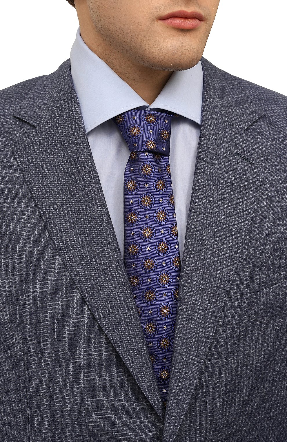 Шелковый галстук CANALI, арт. 18/HJ03942, фото 2