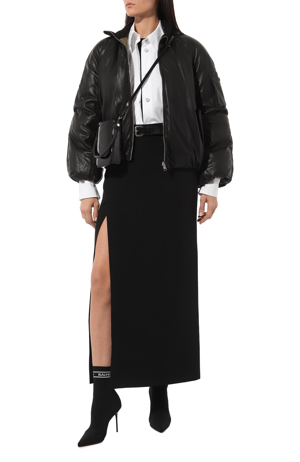 Текстильные ботильоны skye BALMAIN, арт. AN0TA641TSKT, фото 2