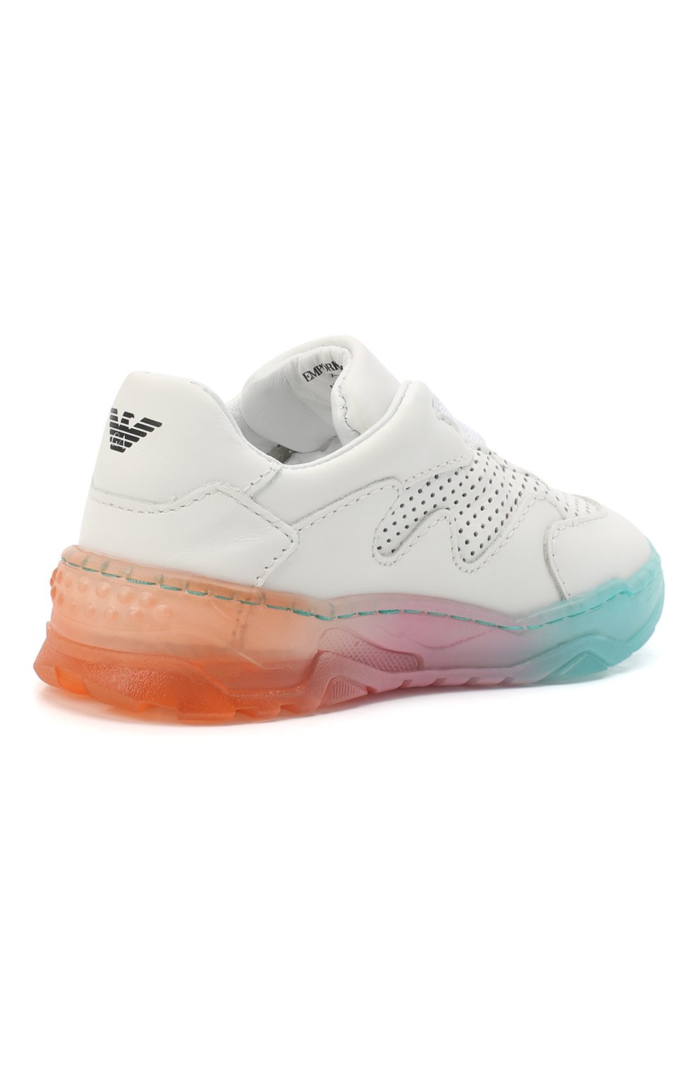 Кожаные кроссовки EMPORIO ARMANI, арт. XMX006/X0I47, фото 3