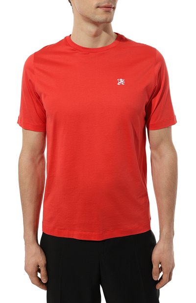 Хлопковая футболка ZILLI, арт. MBZ-NT510-MICR1/MC01, фото 3