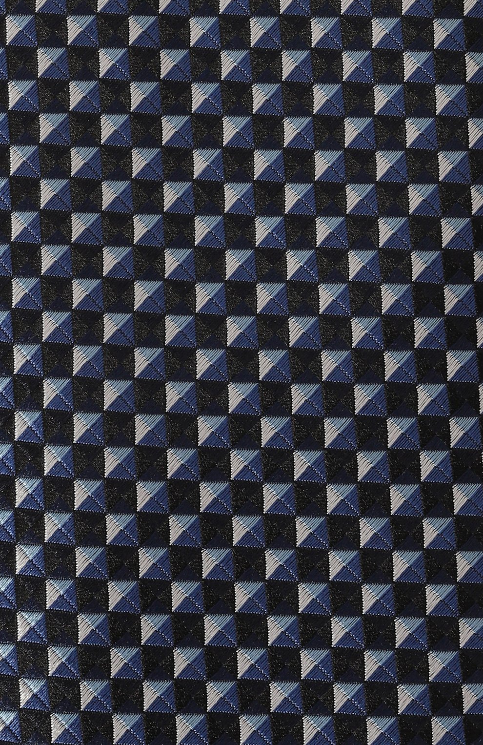 Шелковый галстук ZEGNA темно-синего цвета по цене 26350 руб., арт. 1P8/Z8D85TA8, фото 4 Шелковый галстук ZEGNA, арт. 1P8/Z8D85TA8, фото 4