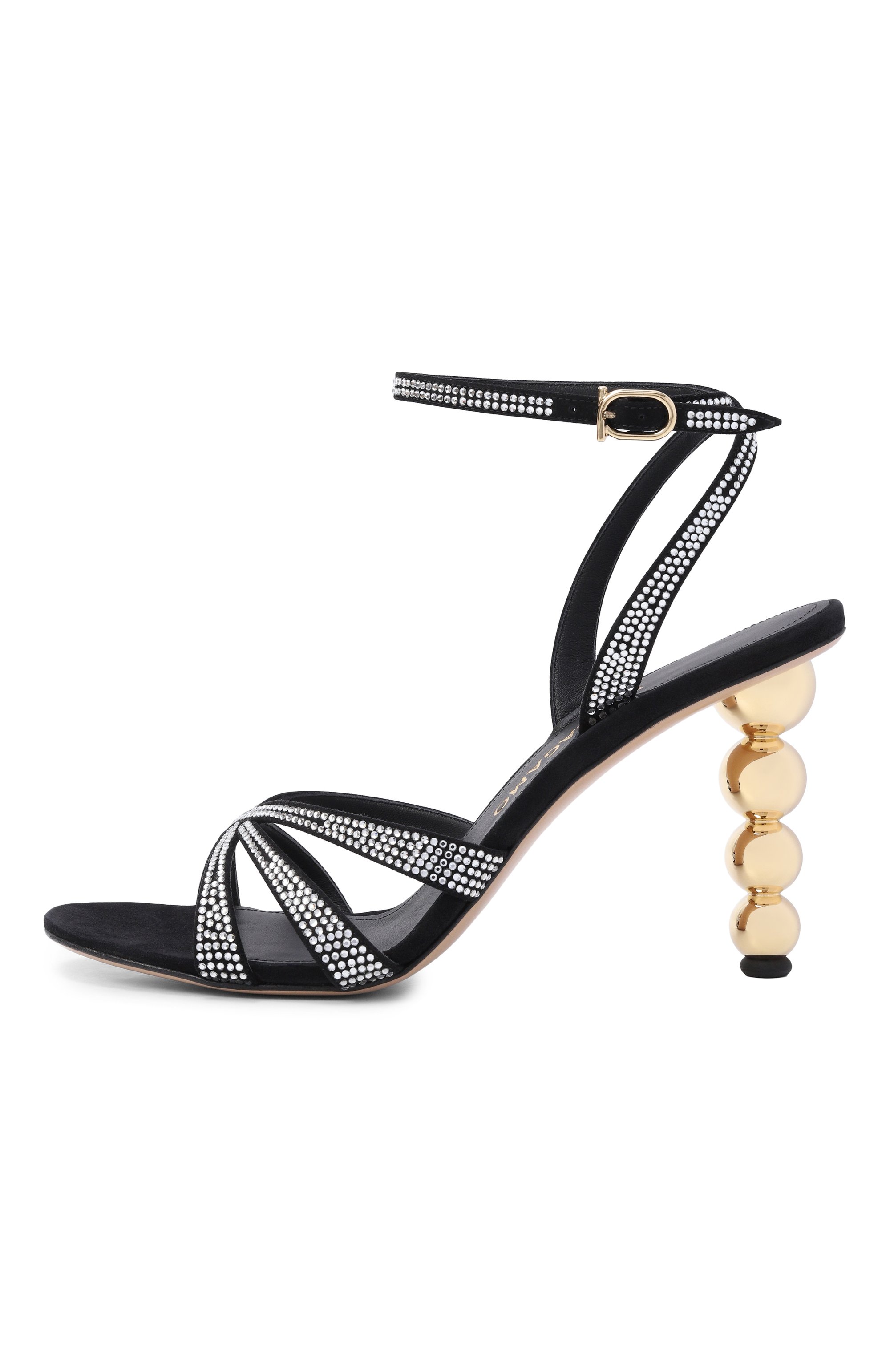 Кожаные босоножки karina 95 FERRAGAMO, арт. 01K845/787, фото 4