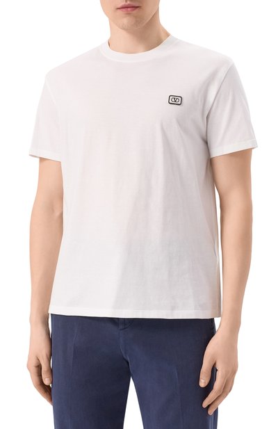 Хлопковая футболка VALENTINO, арт. 6V3MG10VAQ8, фото 3