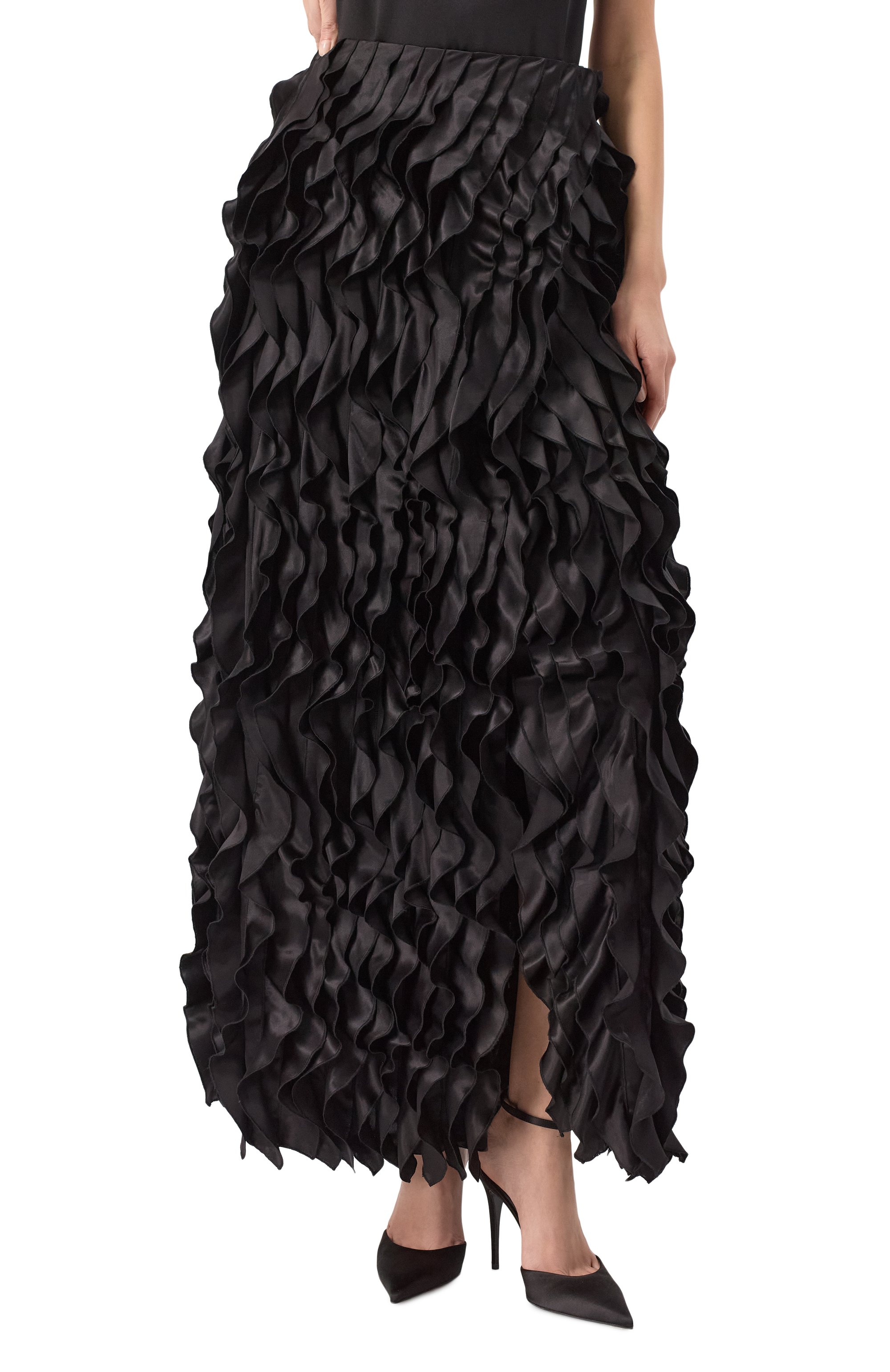 Атласная юбка MVST, арт. TXBET-Y436, фото 3