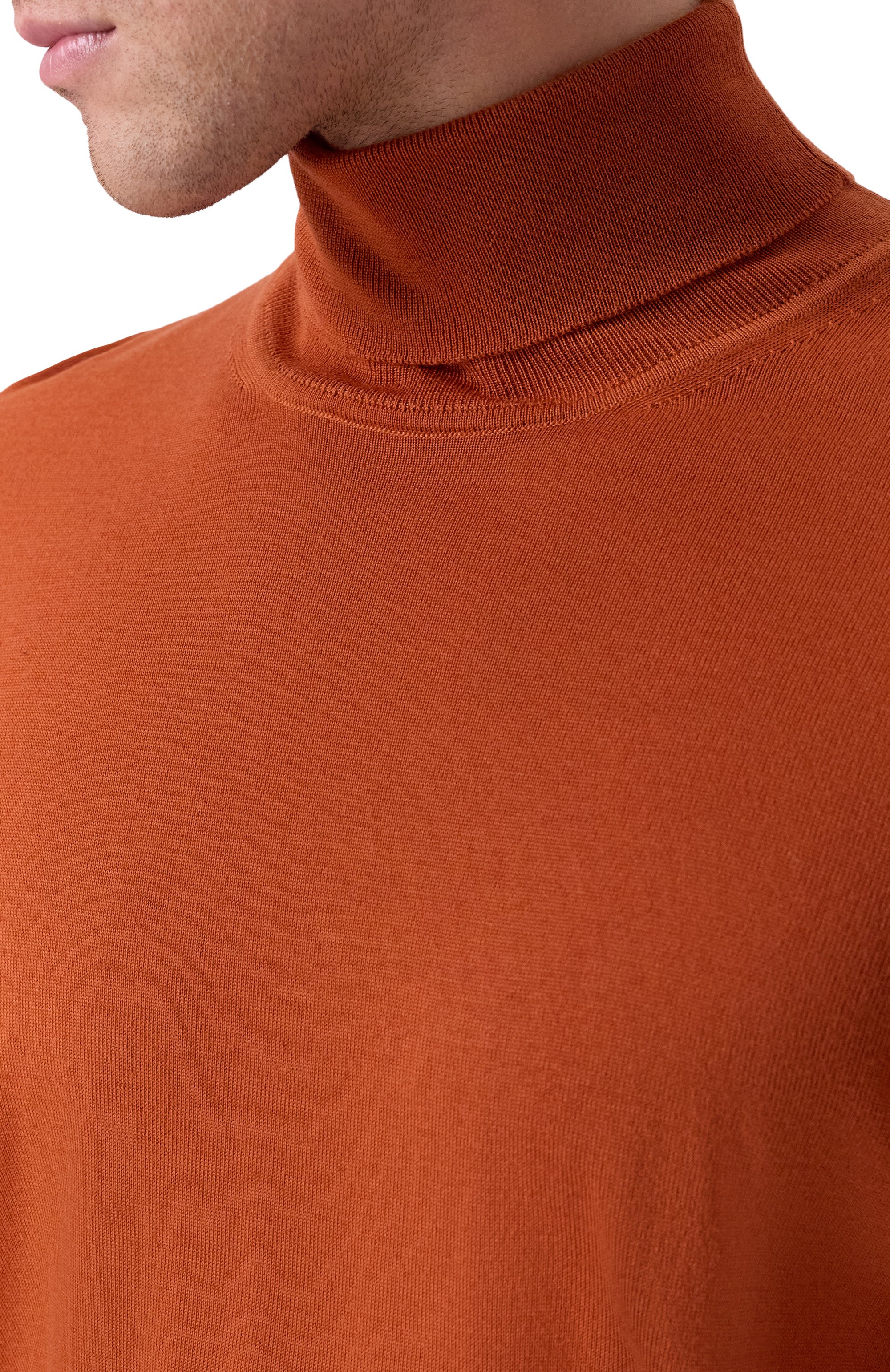 Шерстяная водолазка BOSS, арт. 50468262, фото 5