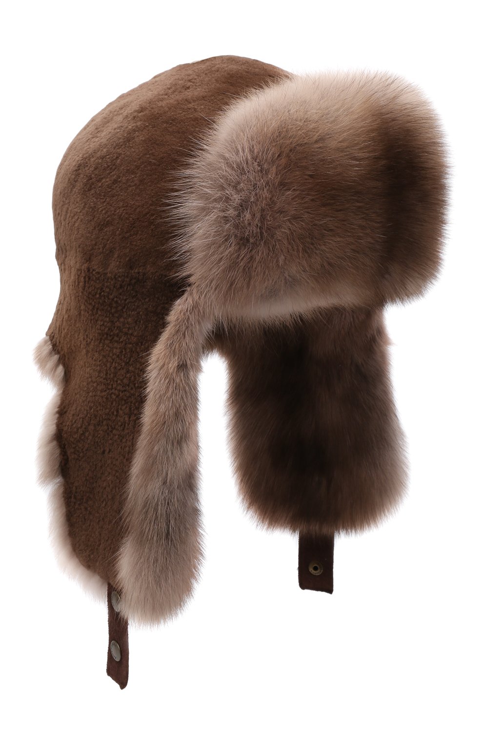 Меховая шапка-ушанка из норки и соболя VICTORIA KUSENKOVA, арт. 320513605227, фото 1