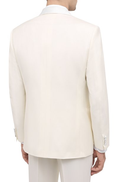 Шерстяной смокинг BRIONI белого цвета по цене 560000 руб., арт. RTI40Q/0ZA14/LISIDE, фото 3 Шерстяной смокинг BRIONI, арт. RTI40Q/0ZA14/LISIDE, фото 3