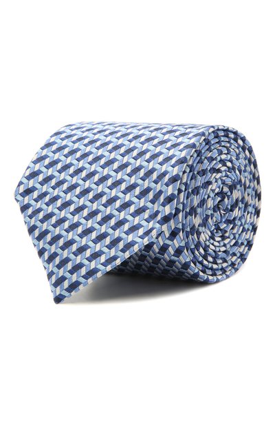 Мужской шелковый галстук CANALI, арт. 18/HJ02796