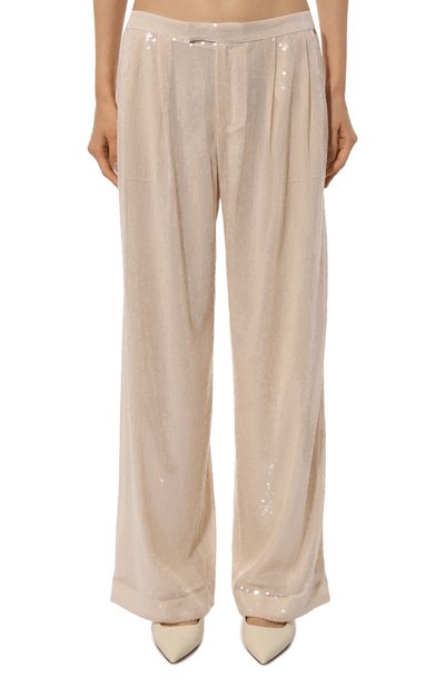 Брюки с отделкой пайетками BOSS ORANGE, арт. 50524262, фото 3