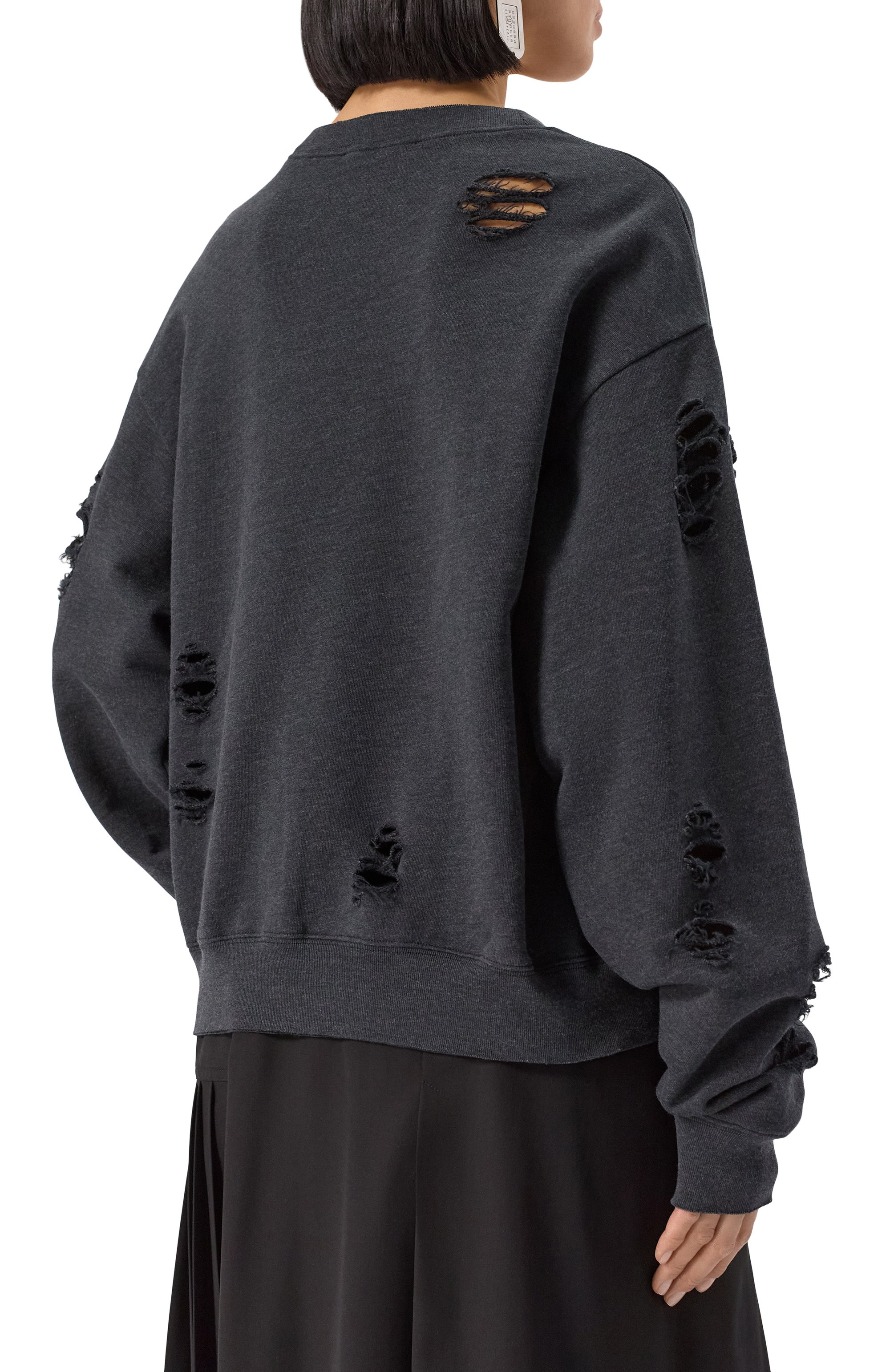 Хлопковый свитшот ACNE STUDIOS, арт. FN-UX-SWEA000044/CI0179, фото 4