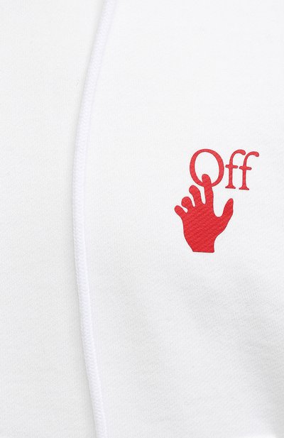 Хлопковое худи OFF-WHITE, арт. 0MBB037F21FLE008, фото 5