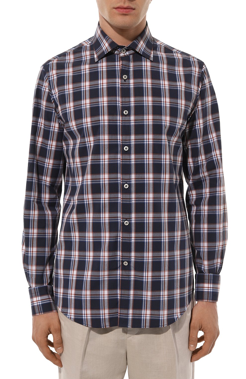 Хлопковая рубашка PAUL&SHARK, арт. 14313027CF, фото 3