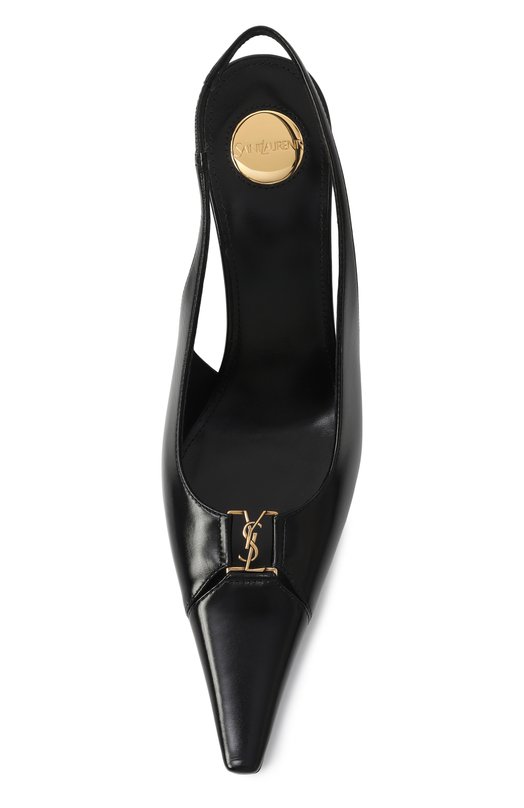 Кожаные туфли Babylone Breteuil 90 Saint Laurent 806685/AAESX Чёрный  806685/AAESX Фото 6