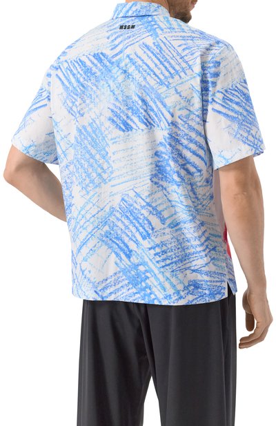 Хлопковая рубашка MSGM, арт. 3840ME16X/257053, фото 4