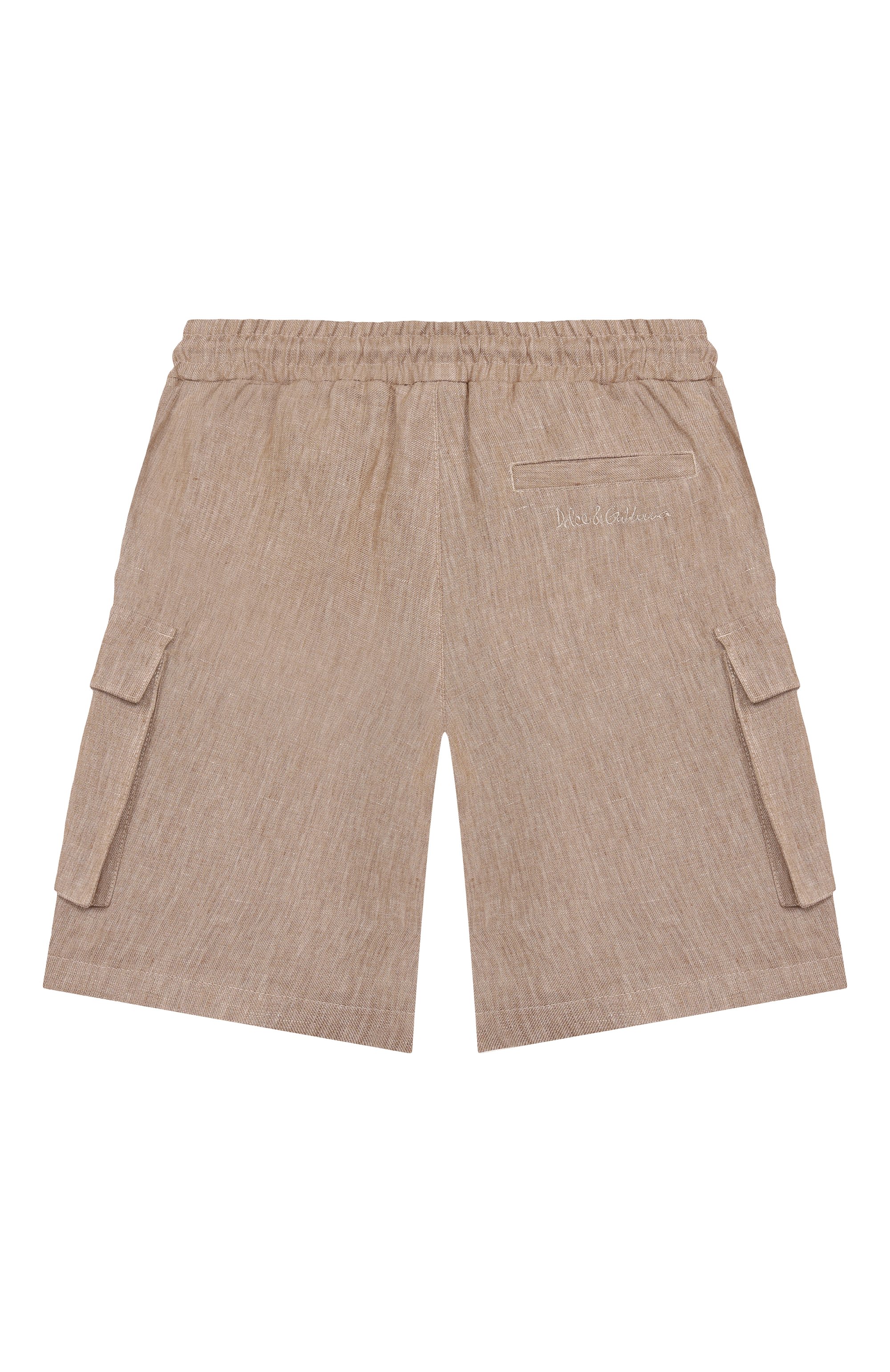 Льняные шорты-карго DOLCE & GABBANA, арт. L43Q64/FU4L0/8-14, фото 2