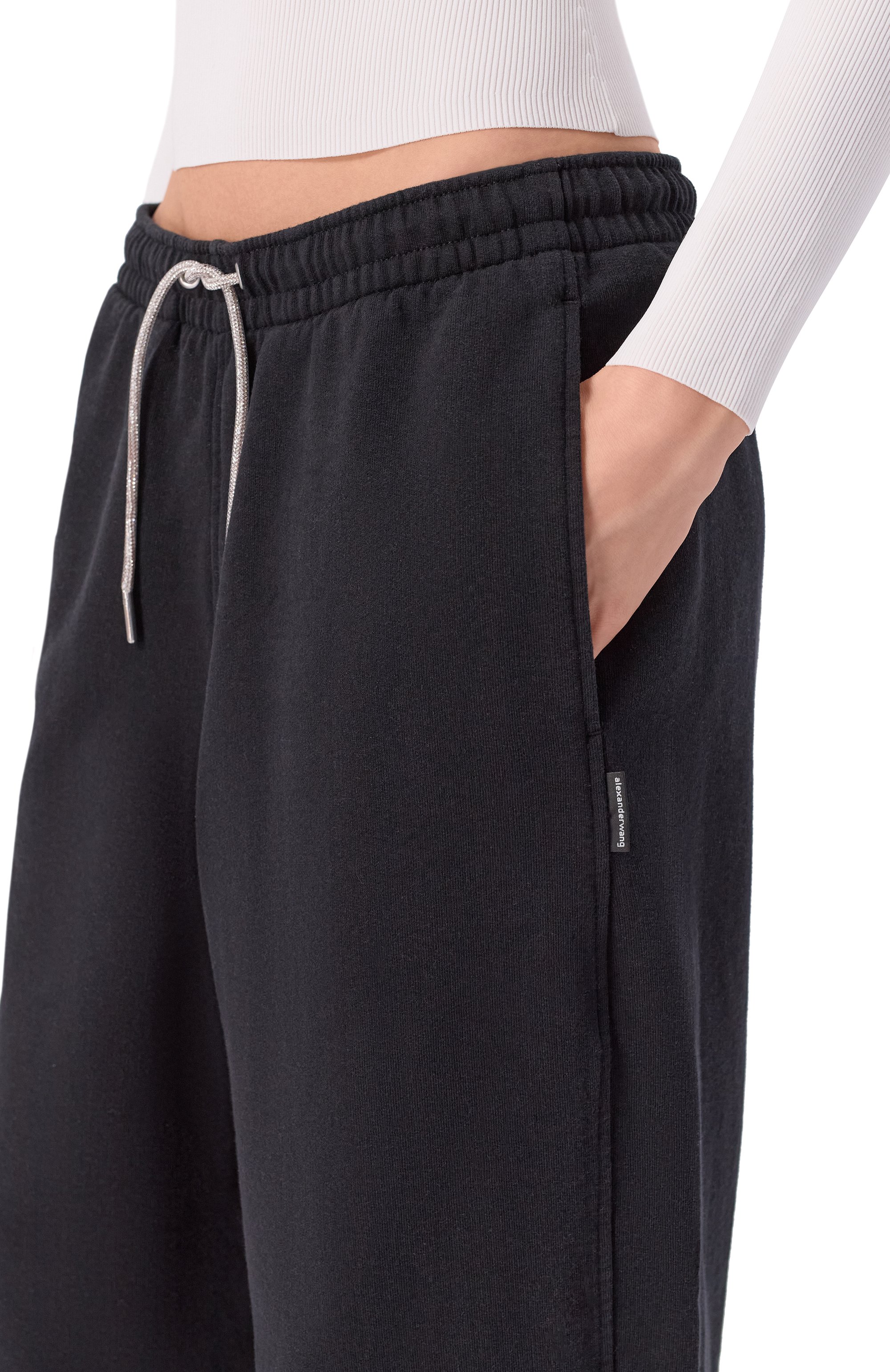 Хлопковые брюки ALEXANDER WANG, арт. 1CC2264040, фото 5