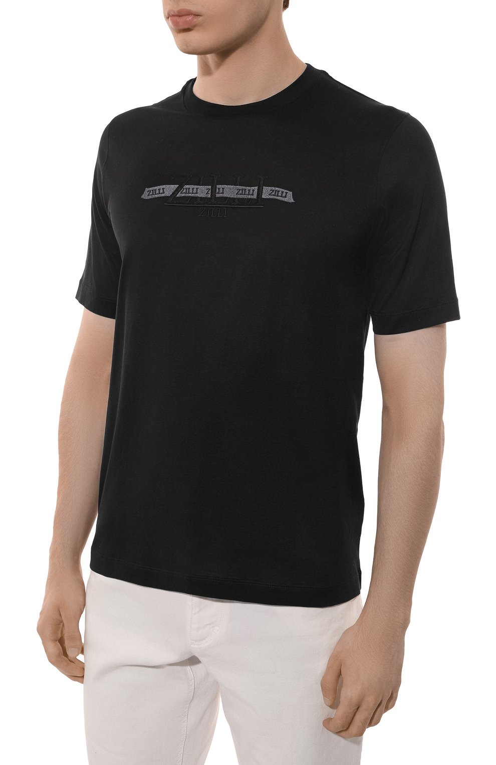 Хлопковая футболка ZILLI, арт. TSR001M0110VLGS00, фото 3