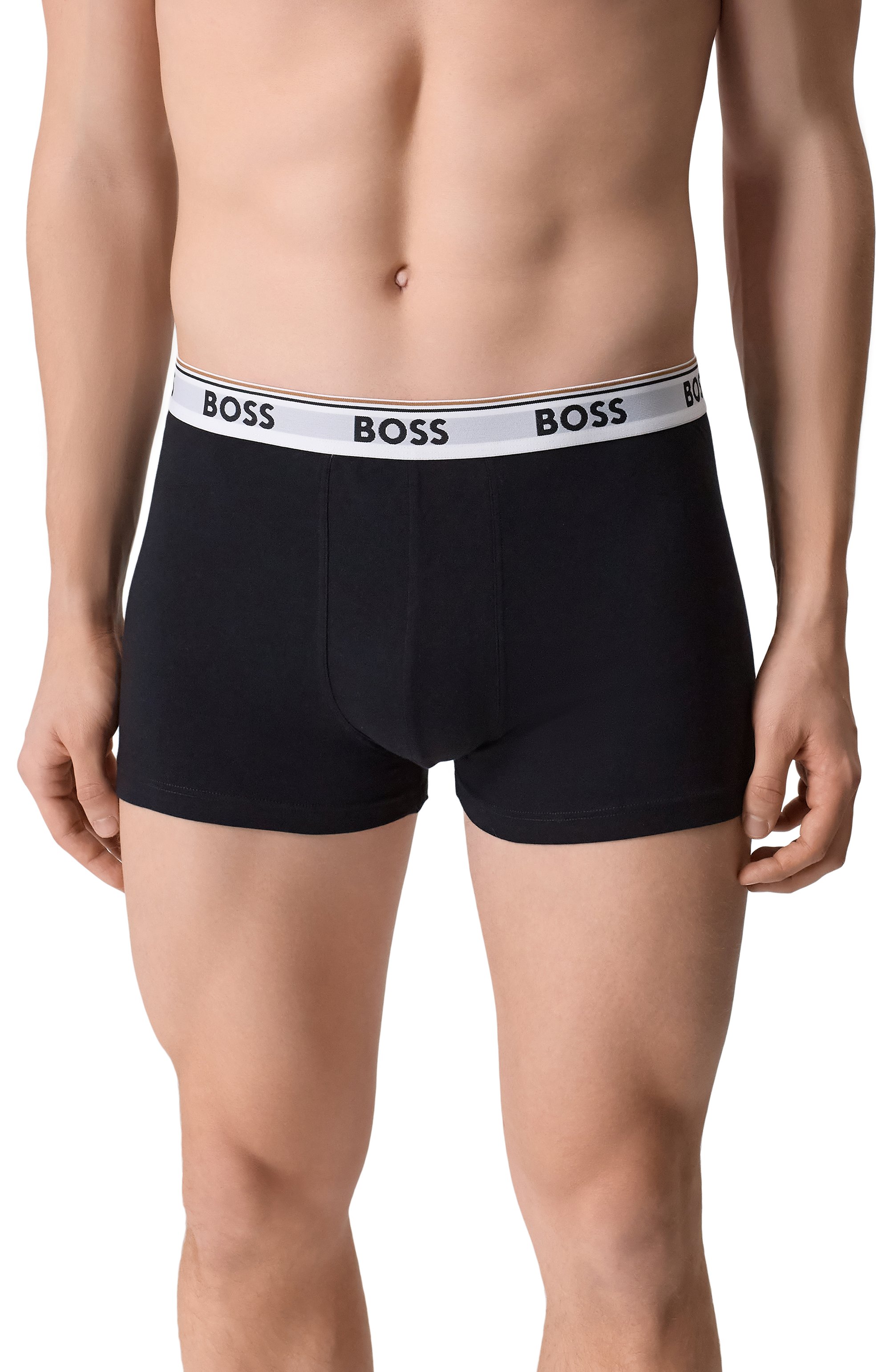 Комплект из трех боксеров BOSS черного цвета по цене 6195 руб., арт. 50554693, фото 2 Комплект из трех боксеров BOSS, арт. 50554693, фото 2